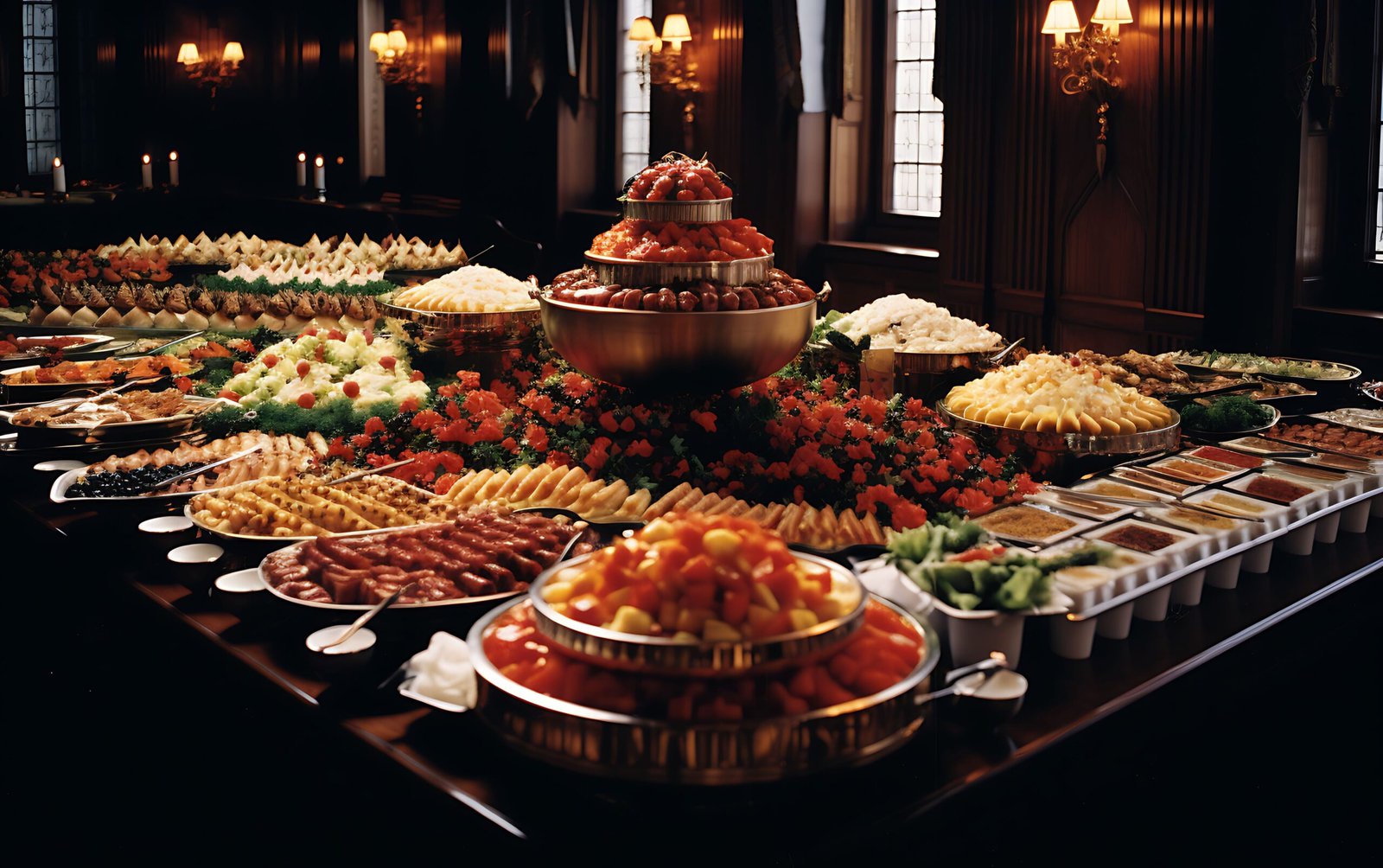 Lavish Gourmet Buffet Spread